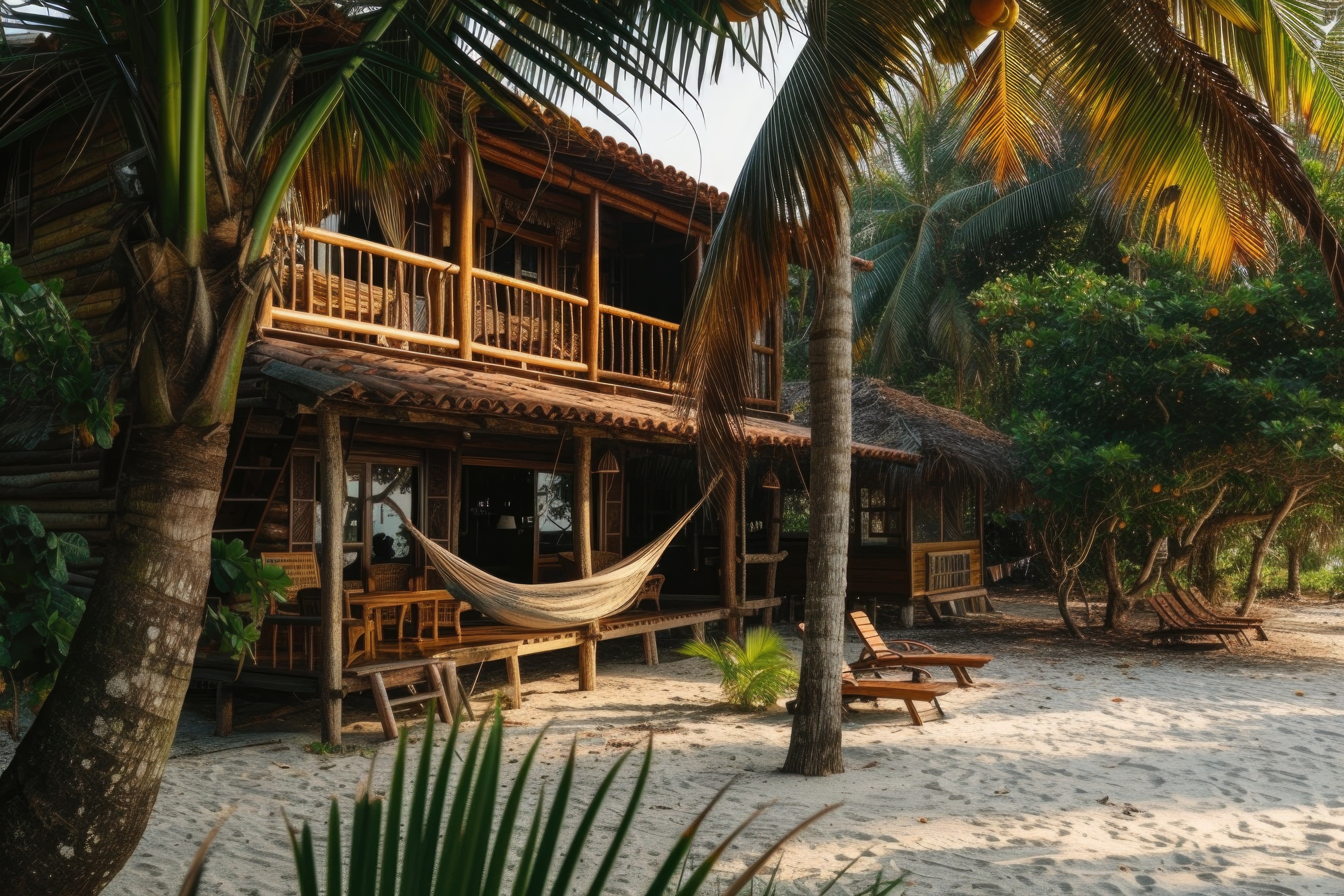 photorealistic-wooden-house-with-timber-structure